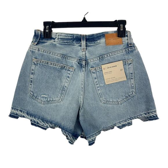 AG Adriano Goldschmeid Womens size 27 shorts Alexxis cutoff denim - Picture 3 of 3
